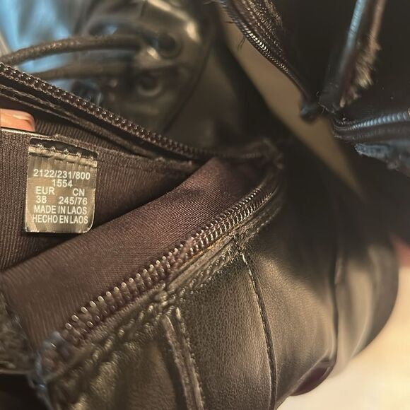 Zara Kids Black Ankle Boots(Size 38) - Picture 8 of 11